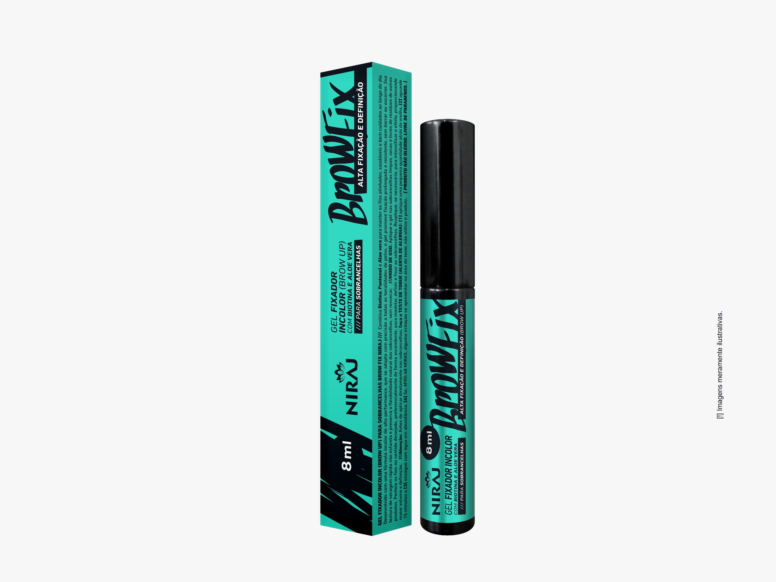  GEL FIXADOR INCOLOR SOBRANCELHAS BROW F ...
